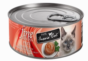 Fussie Cat Fine Dining Pate Sardine with Chicken Entree Wet Cat Food, 2.82oz
