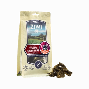Gently Air Dried Venison Green Tripe Dog Treats