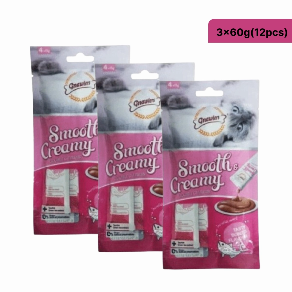 Gnawlers Bonito Flavour Creamy Cat Treats