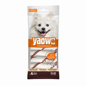Gnawlers Yaowo Stick Roll Dog Treats (2.5inch)