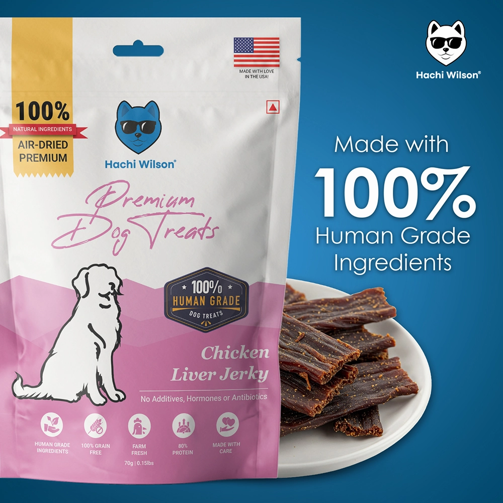 Hachi Wilson Premium Chicken Liver Jerky Dog Treat