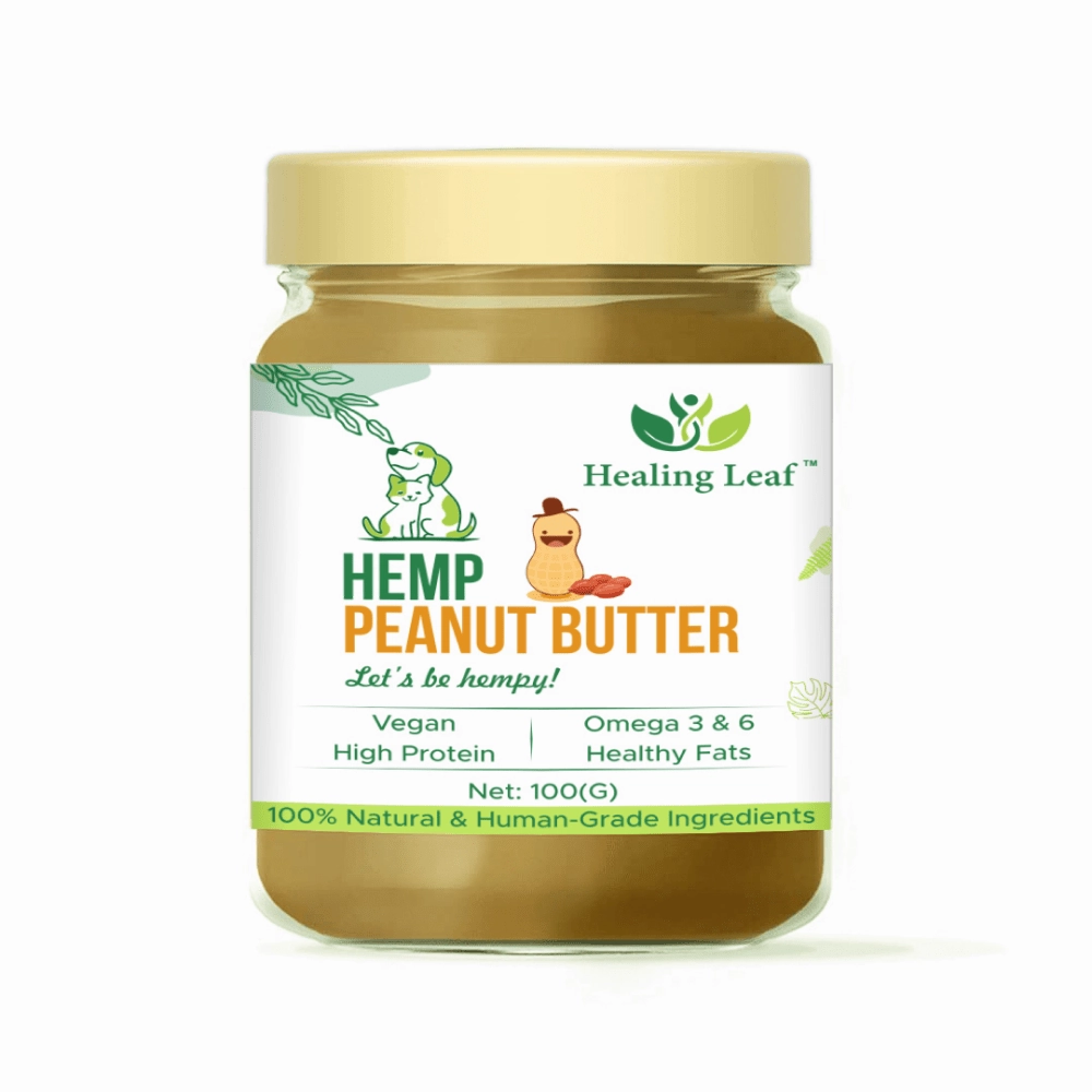 Healing Leaf Hemp Pumpkin Treats and Peanut Butter for Dogs Combo