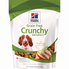 Hill's Natural Grain Free treats for dogs with Chicken & Apples, Crunchy Dog Treats