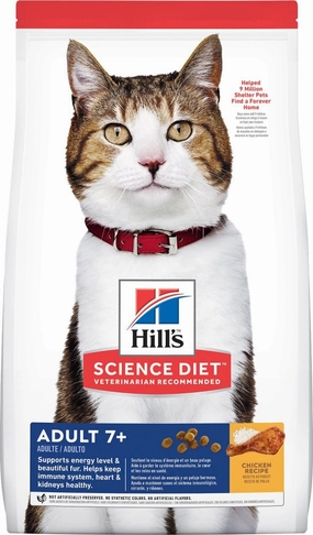 Hill's Science Diet Senior 7  Chicken Recipe Dry Cat Food