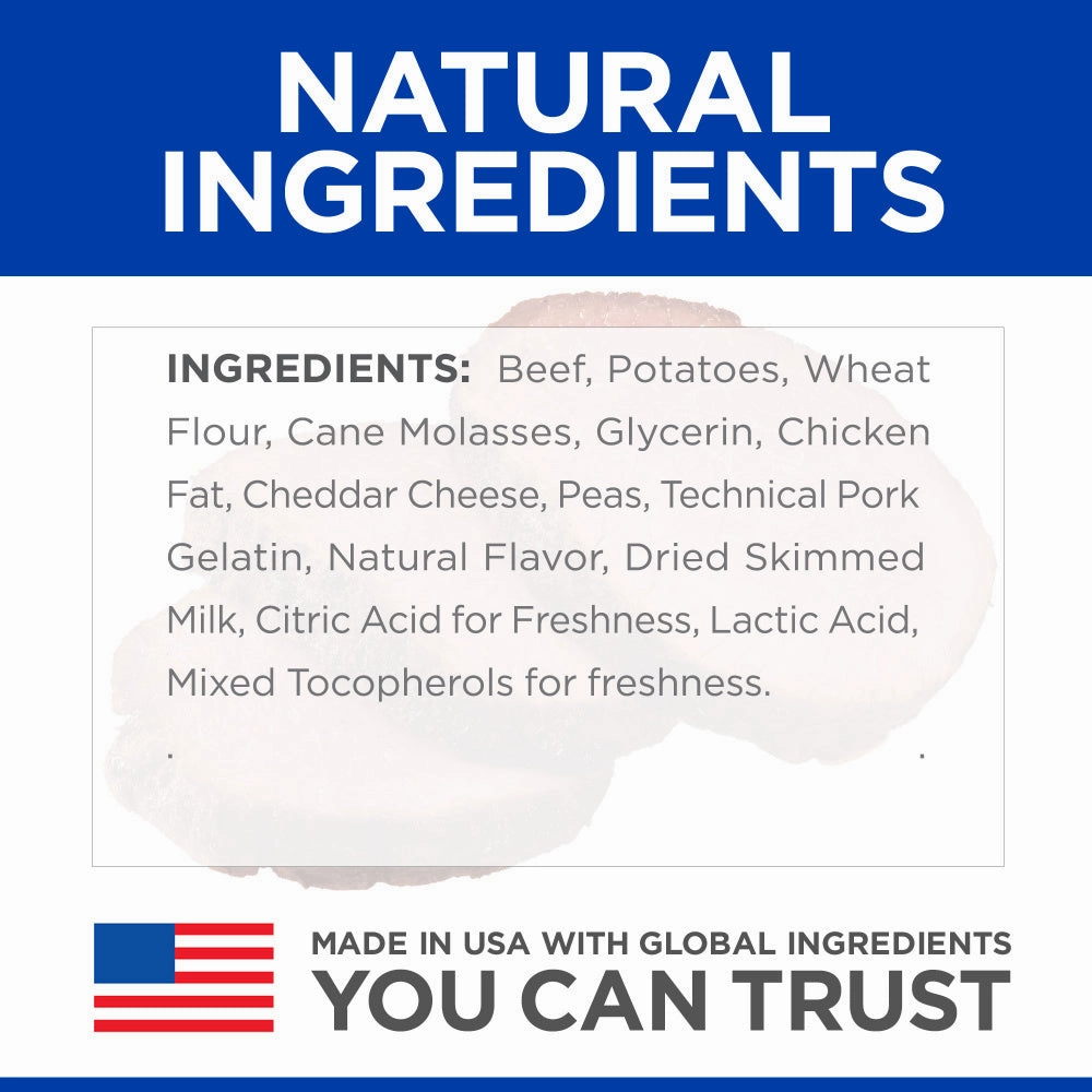 Hill's Science Diet Soft Savories Beef & Cheddar Dog Treats