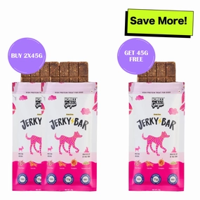 Homiee & Ginger Air Dried Grain Free Mutton Jerky Bar Dog Treats (Buy 2 Get 1 Free)