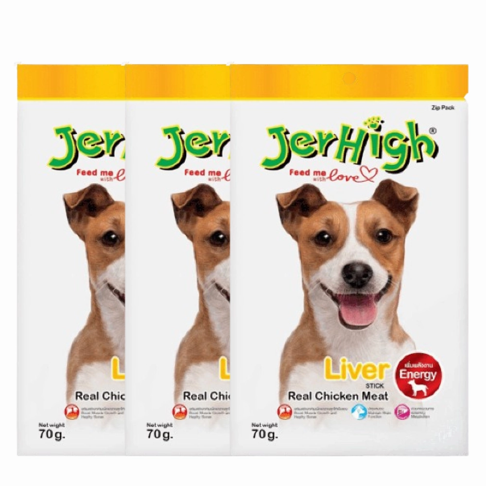 JerHigh Chicken Liver Stick Dog Treats