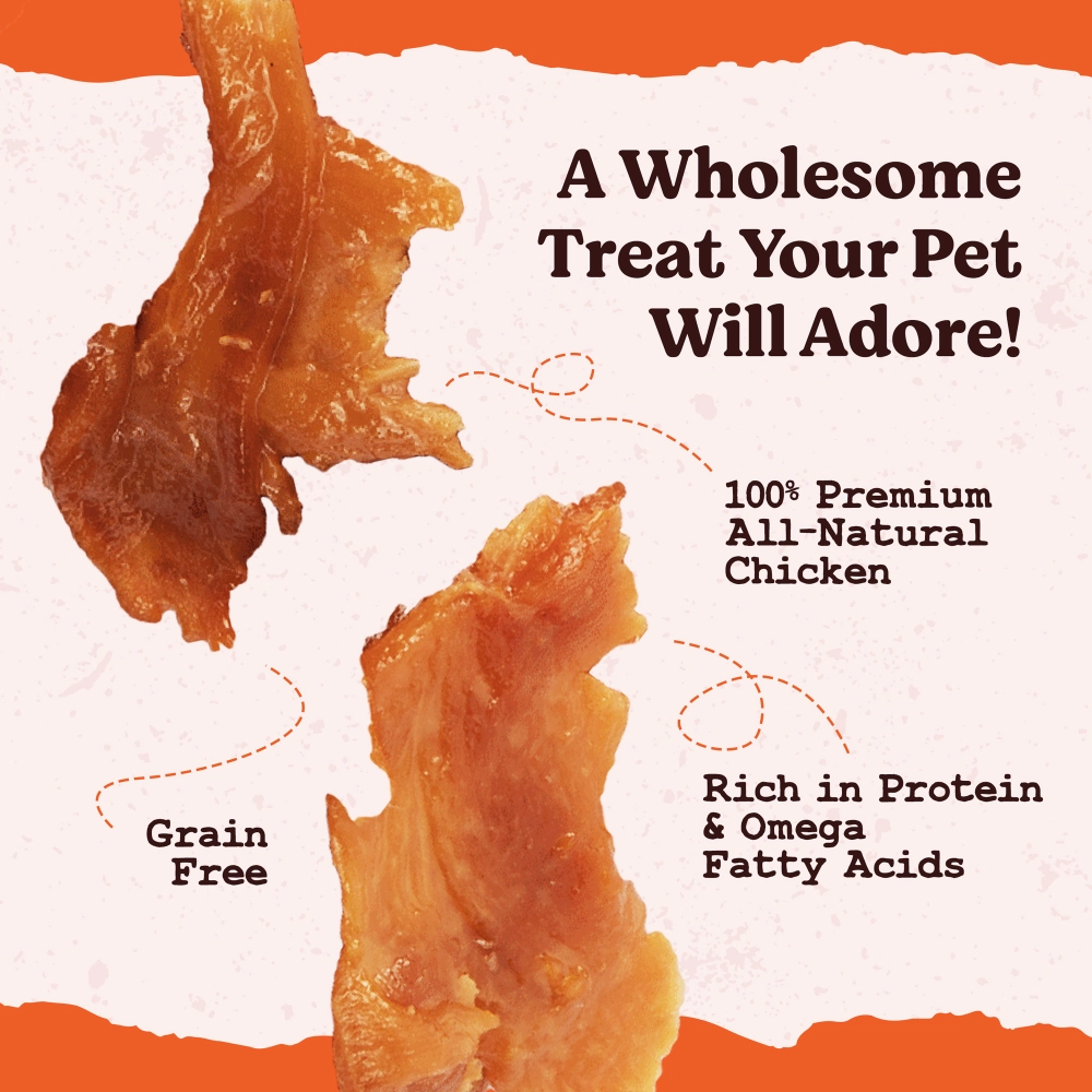Kennel Kitchen Air Dried Chicken Jerky Dog and Cats Treats