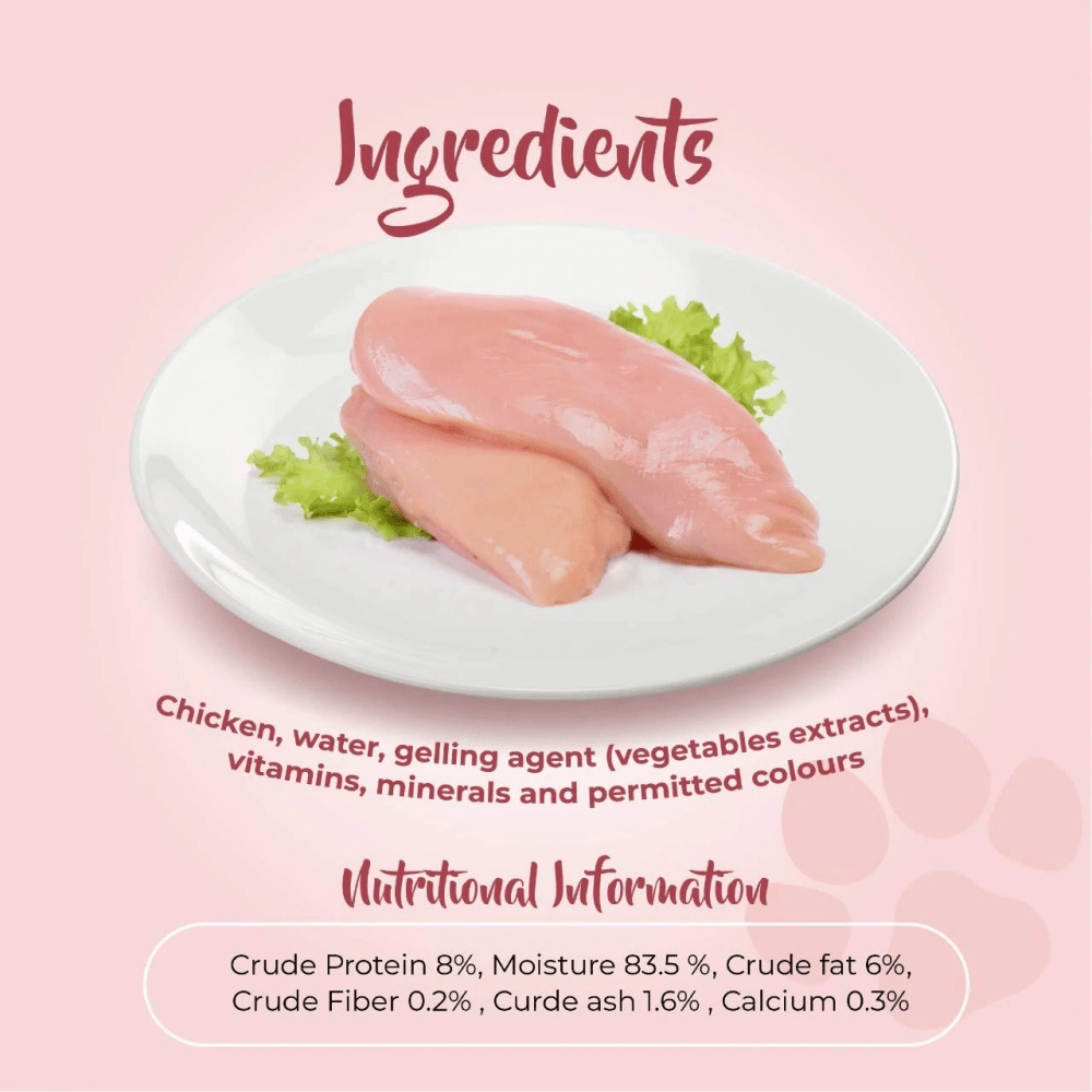 Kennel Kitchen Chicken in Jelly Kitten & Adult Wet Cat Food