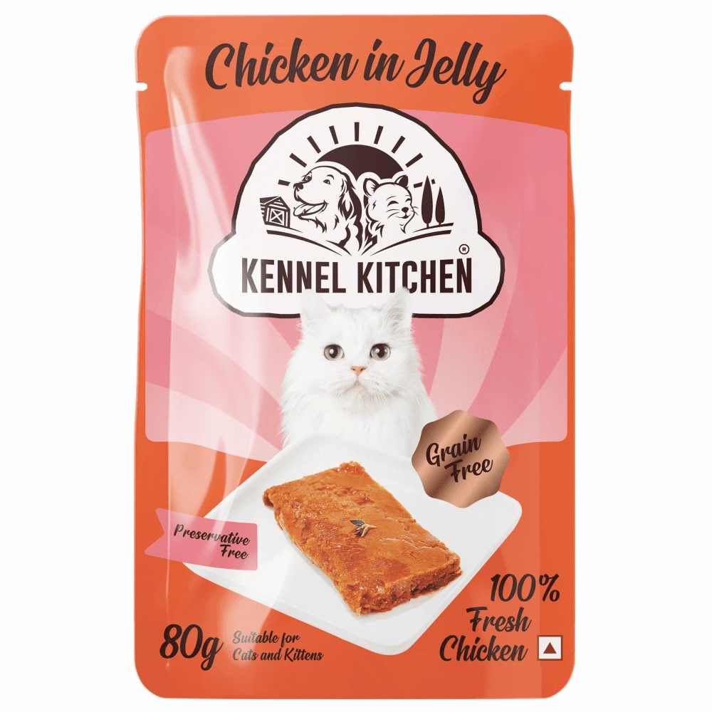 Kennel Kitchen Chicken in Jelly Kitten & Adult Wet Cat Food