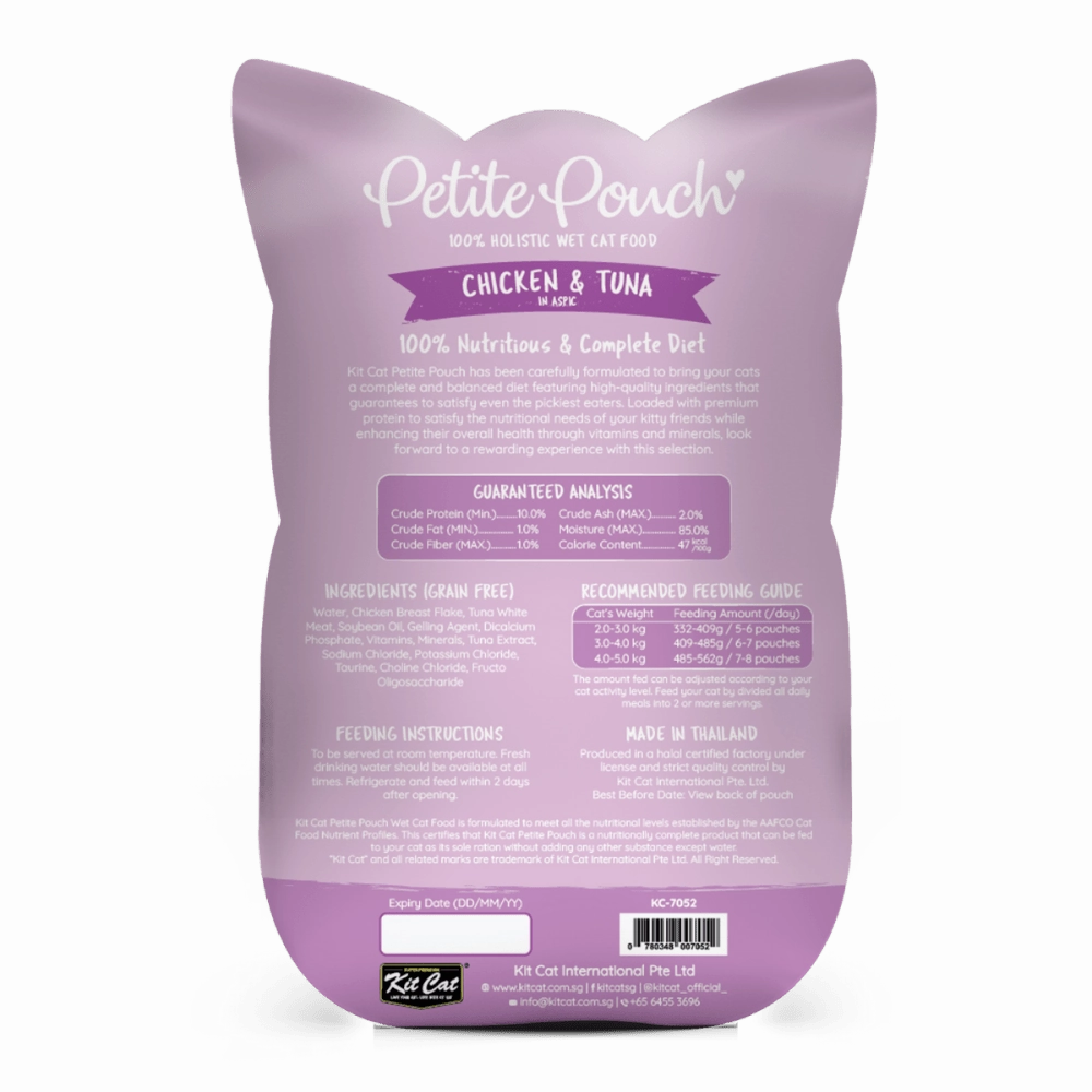 Kit Cat Chicken & Tuna, Chicken & Salmon and Classic Tuna Cat Wet Food Combo