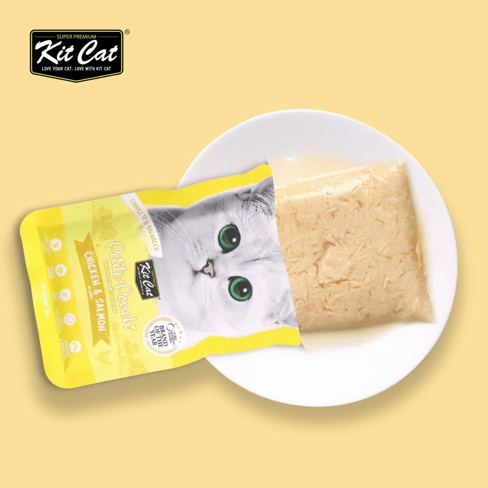 Kit Cat Chicken and Tuna, Salmon Cat Wet Food Combo