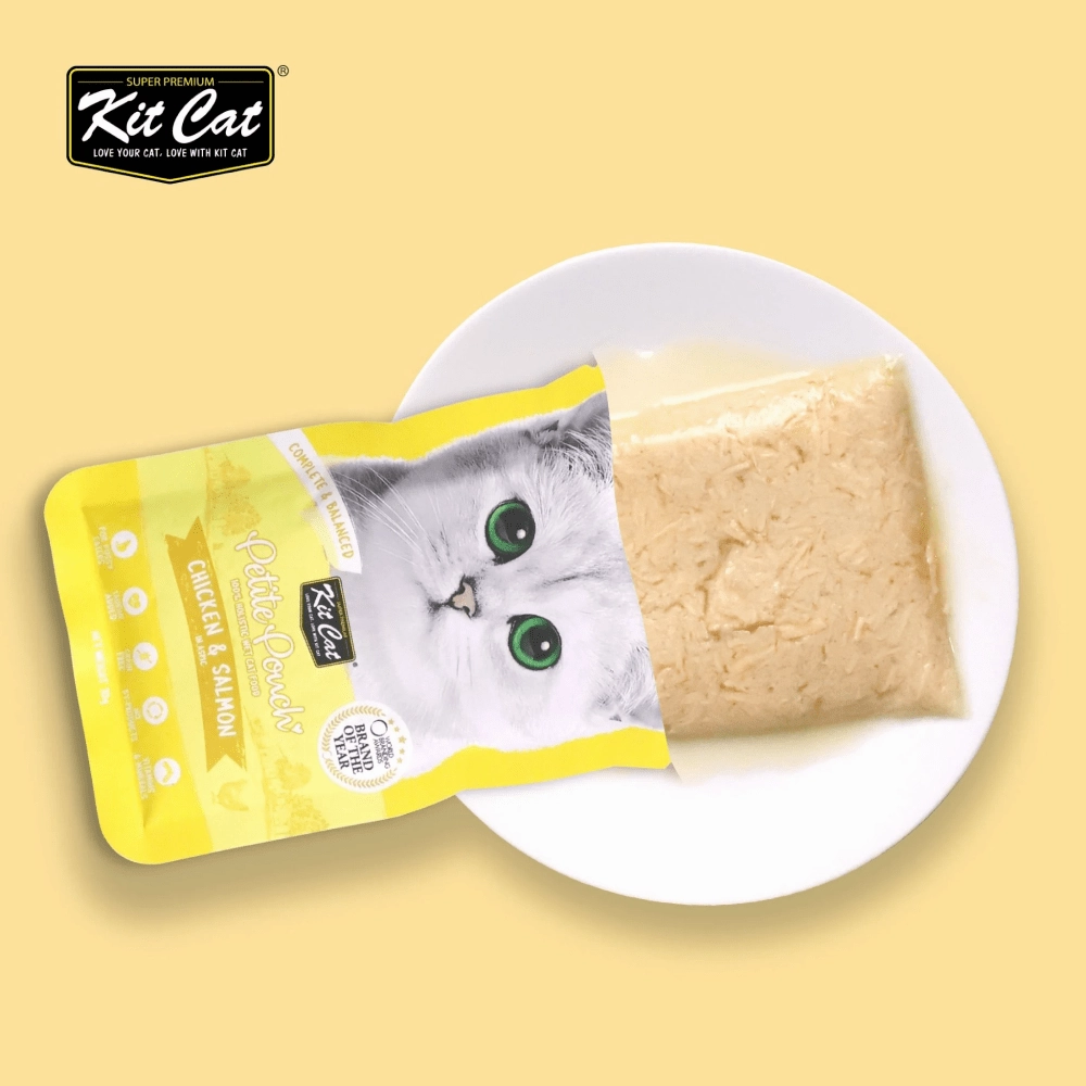Kit Cat Tuna & White Fish, Chicken & Salmon and Chicken & Tuna Cat Wet Food Combo