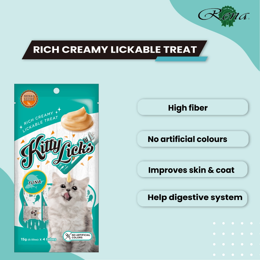 Kitty Licks Tuna and Tuna Salmon Cat Treats Combo