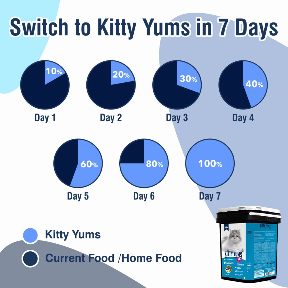 Kitty Yums Ocean Fish Persian Cat Dry Food