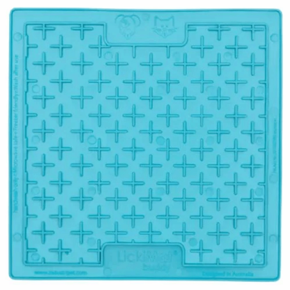 LickiMats Classic Buddy Slow Feeder for Dogs and Cats (Turquoise)