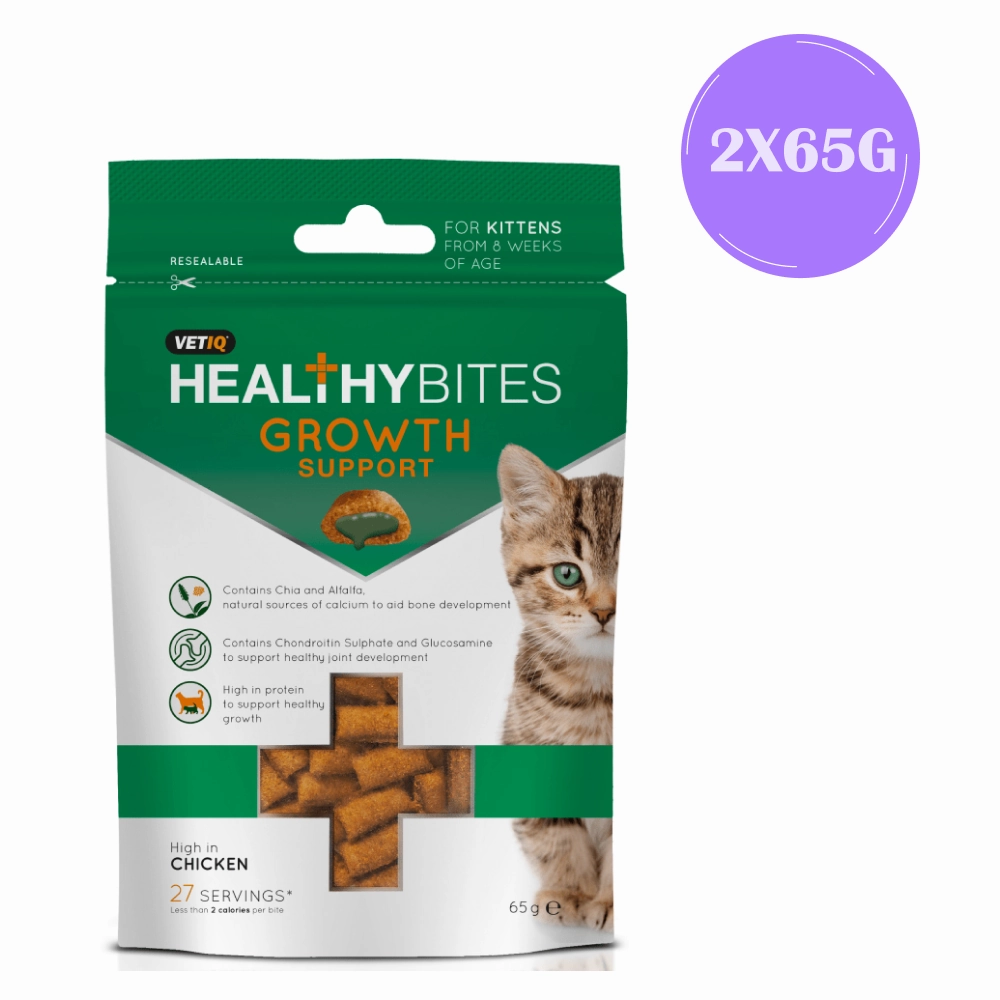 Mark and Chappell Healthy Bites Growth Support Kitten Treats