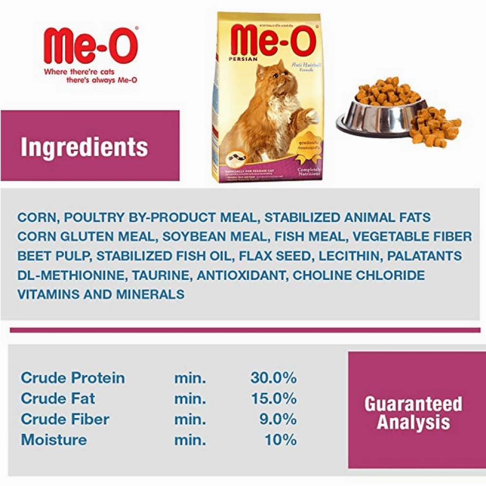 Me O Creamy Chicken & Liver Cat Treat and Adult Persian Dry Cat Food Combo