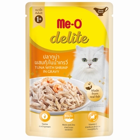 Me O Delite Tuna & Shrimp in Gravy Cat Wet Food