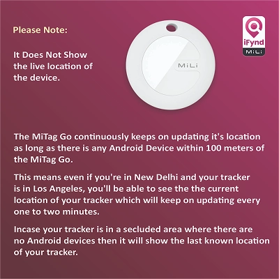 Mitag Go Anti Loss Device with Collar for Small Dogs (Black) | Android