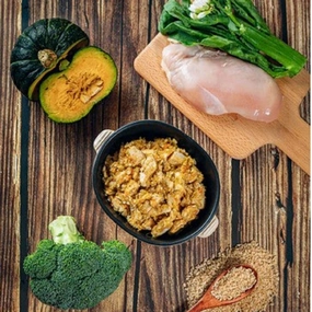 MyHappii - Frozen Fresh Made Hormone-Free Chicken with Pumpkin Recipe Dog Food