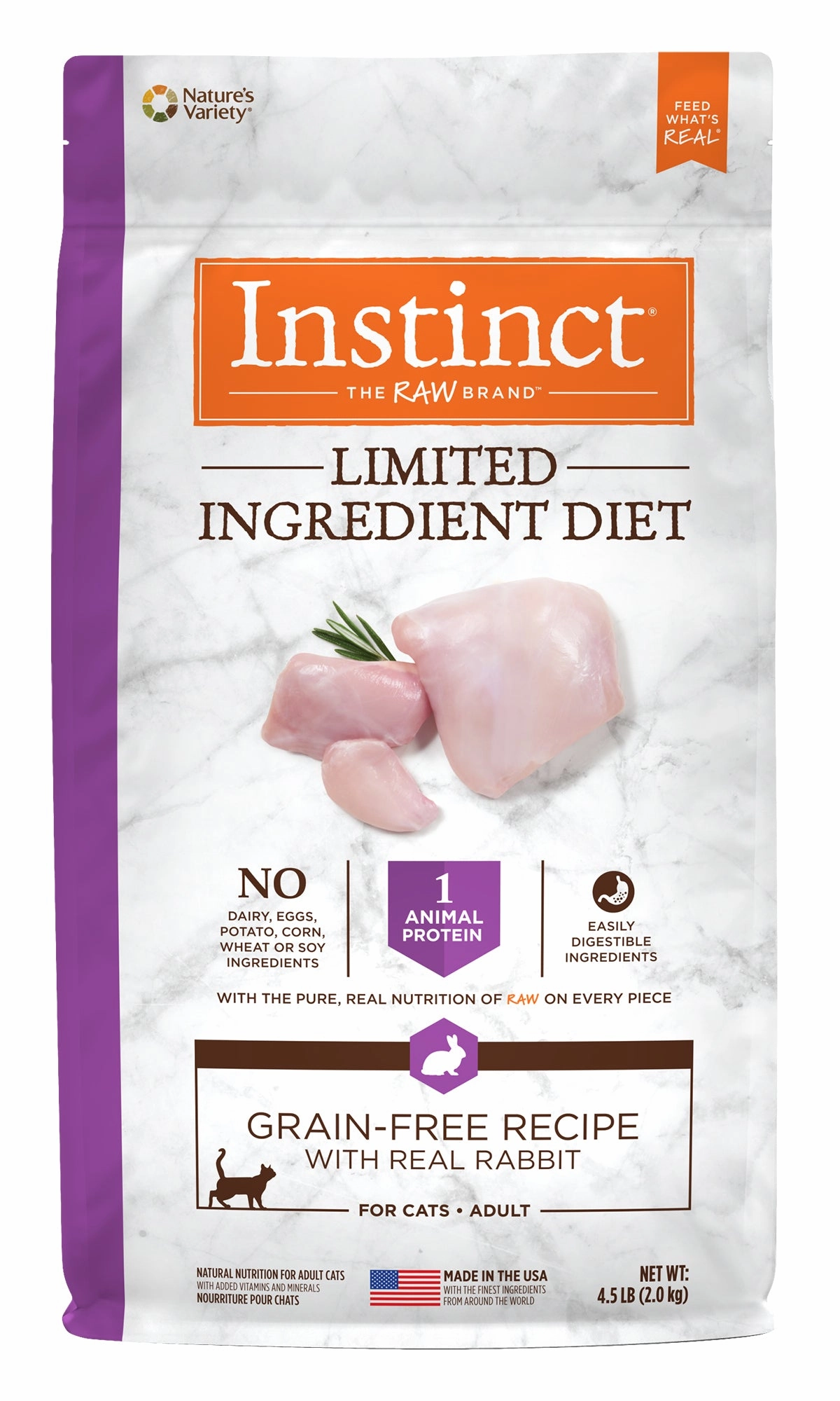 Nature's Variety Instinct Cat Limited Ingredient Rabbit Recipe