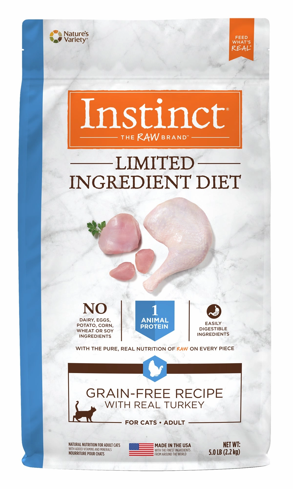 Nature's Variety Instinct Cat Limited Ingredient Turkey Recipe