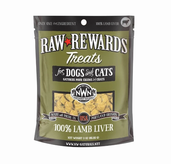 Northwest Naturals Freeze Dried Lamb Liver 3 oz.