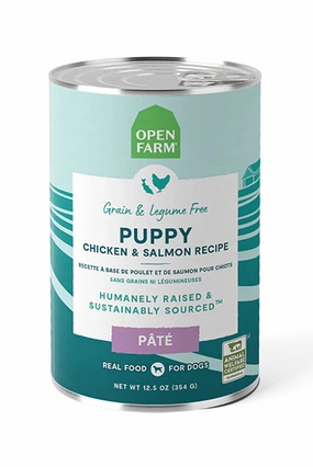 Open Farm Chicken and Salmon Pate Wet Puppy Food