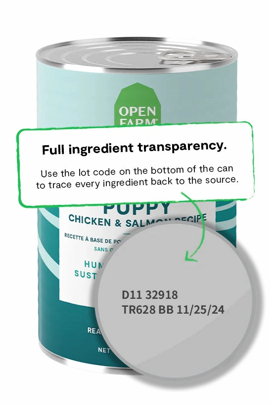Open Farm Chicken and Salmon Pate Wet Puppy Food