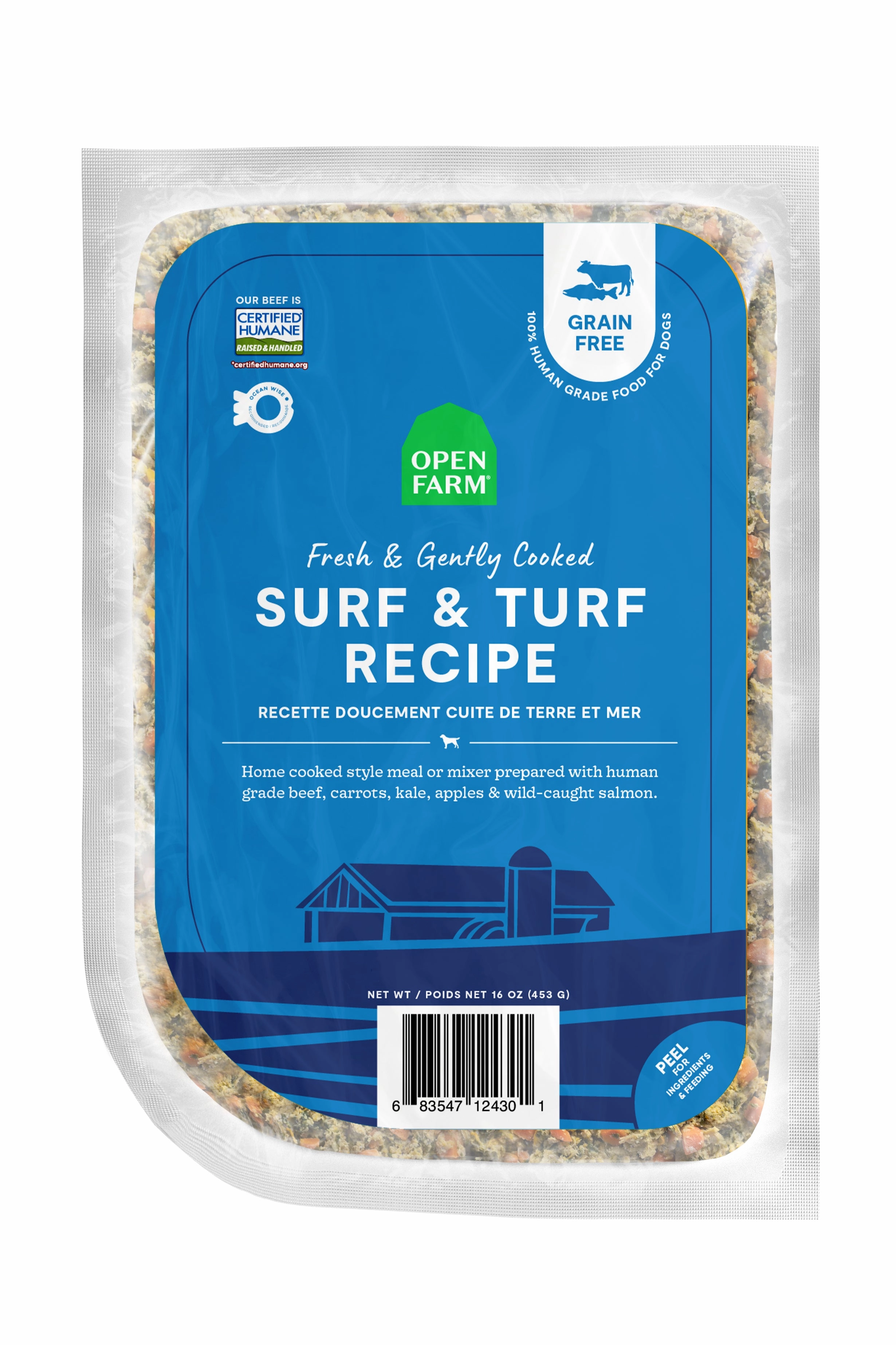 Open Farm Gently Cooked Surf and Turf Fresh Dog Food