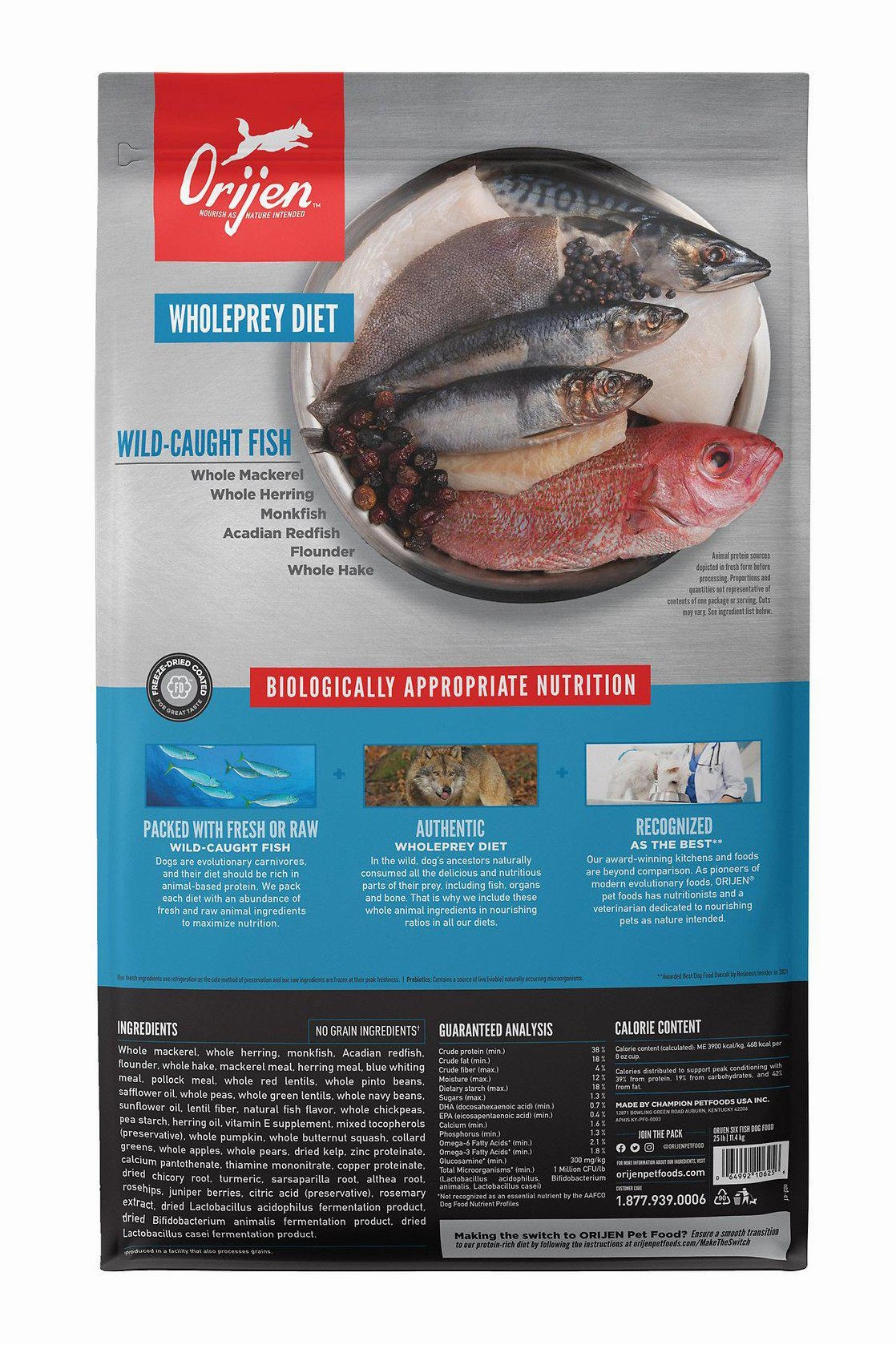 Orijen Six Fish Dry Dog Food