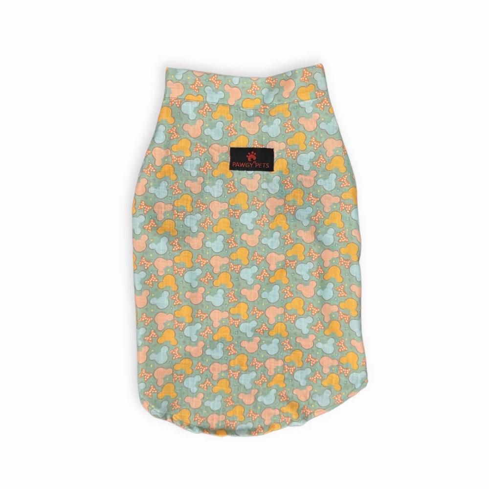 Pawgypets Mickey Overloaded Sando for Dogs (Pastel Green)