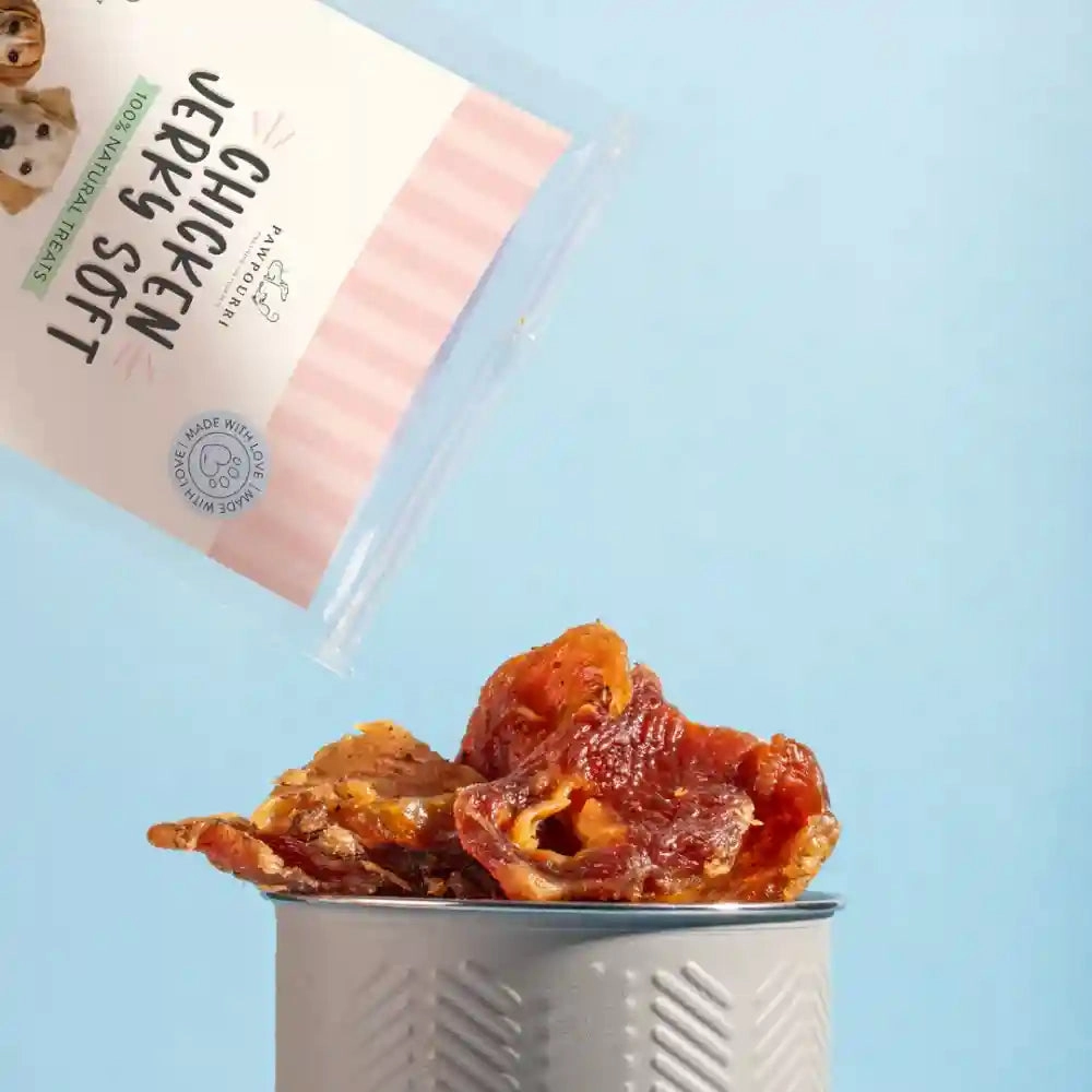 Pawpourri 100% Natural Chicken Jerky Soft Dog Treat