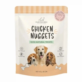 Pawpourri 100% Natural Chicken Nuggets Dog Treat