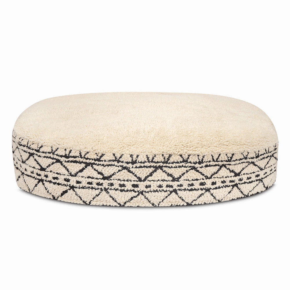 Pawpourri Boho Aztec Oval Bed for Dogs and Cats (Boho Print)