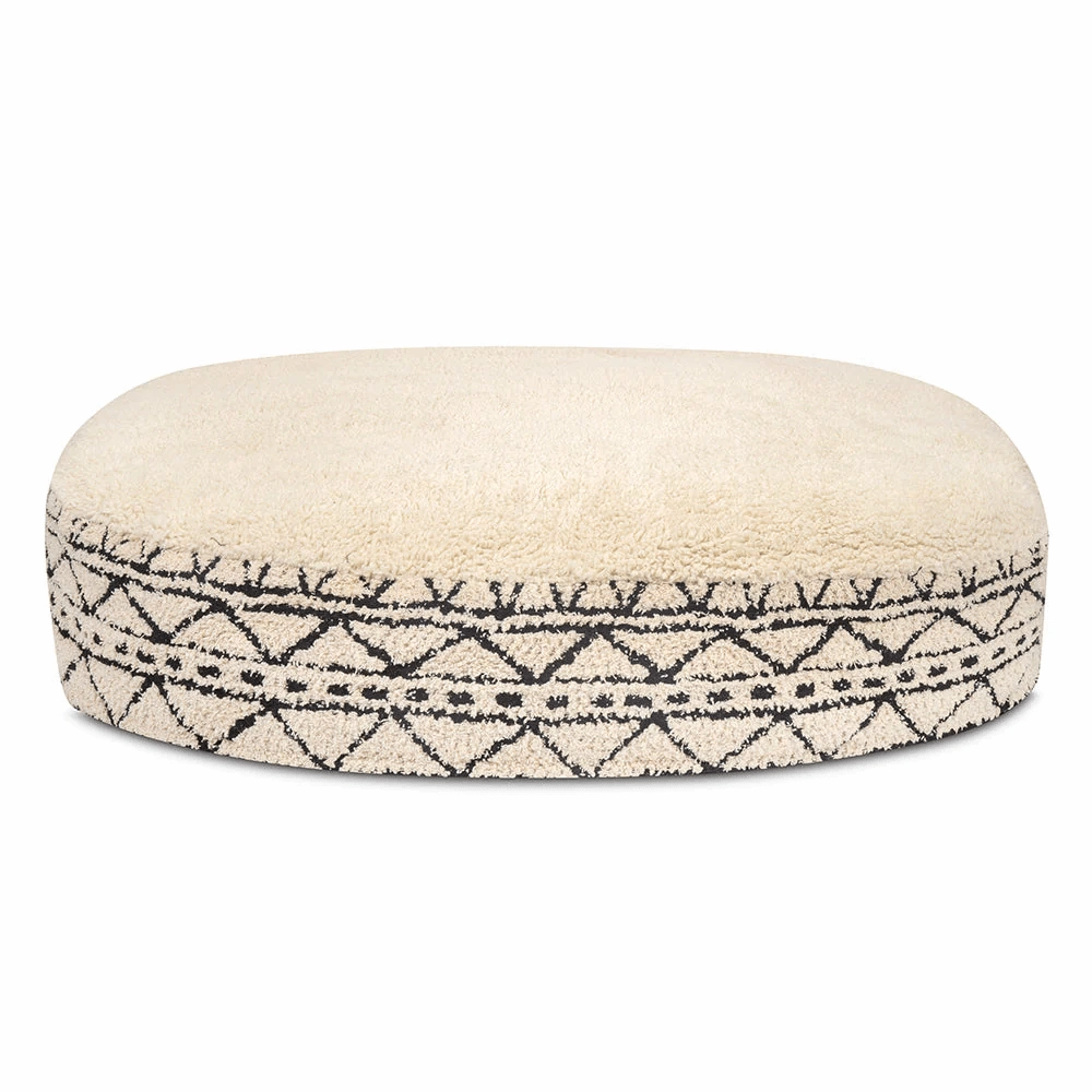 Pawpourri Boho Aztec Oval Bed for Dogs and Cats (Boho Print)