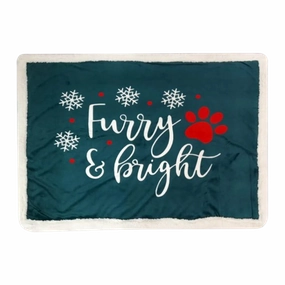 Pawpourri Furry & Bright Xmas Blanket for Dogs