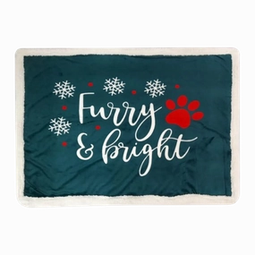 Pawpourri Furry & Bright Xmas Blanket for Dogs