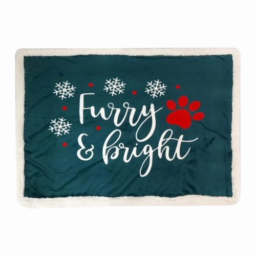 Pawpourri Furry & Bright Xmas Blanket for Dogs