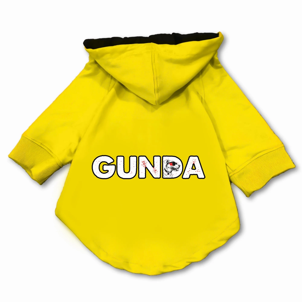 Pawsindia Gunda Hoodie for Dogs (Yellow)