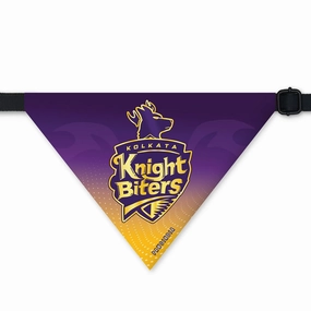 Pawsindia Kolkata Knight Biters ipl Bandana for Dogs
