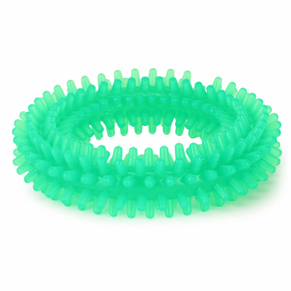 Pedigree Dentastix Oral Care for Adult (Large Breed of 25 kg ) Treats, Basil Teething Ring Chew Toy and Pet Vogue Bouncy Rubber Ball for Dogs Combo
