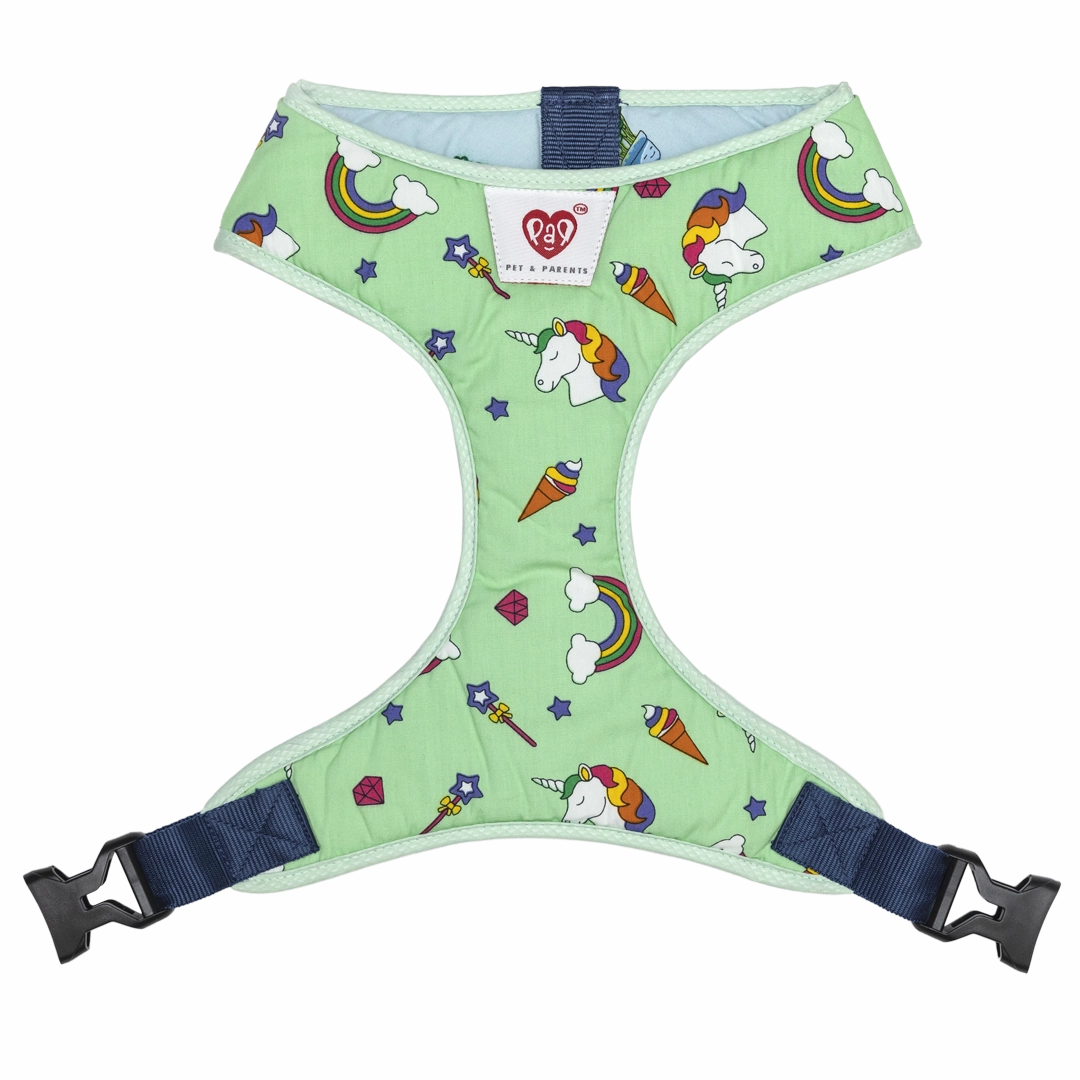 Pet And Parents Little Plants Wonderland Reversible Harness for Dogs