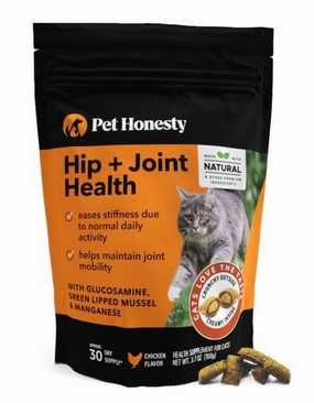 Pet Honesty Cat Hip & Joint Health Dual Texture Chew 3.7 oz