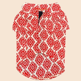 Pet Set Go Noor Cotton Shirt for Dogs (Red)