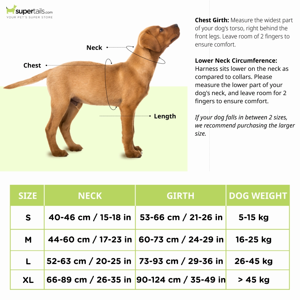 Pets Like Padded Double Side Harness for Dogs (Neon Green)