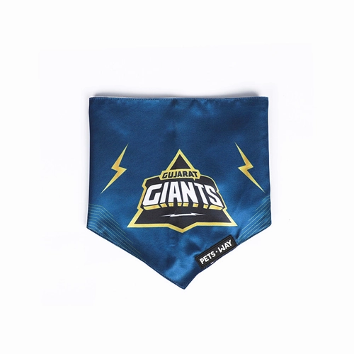 Pets Way Gujarat Giants IPL Bandana for Dogs and Cats (Blue)