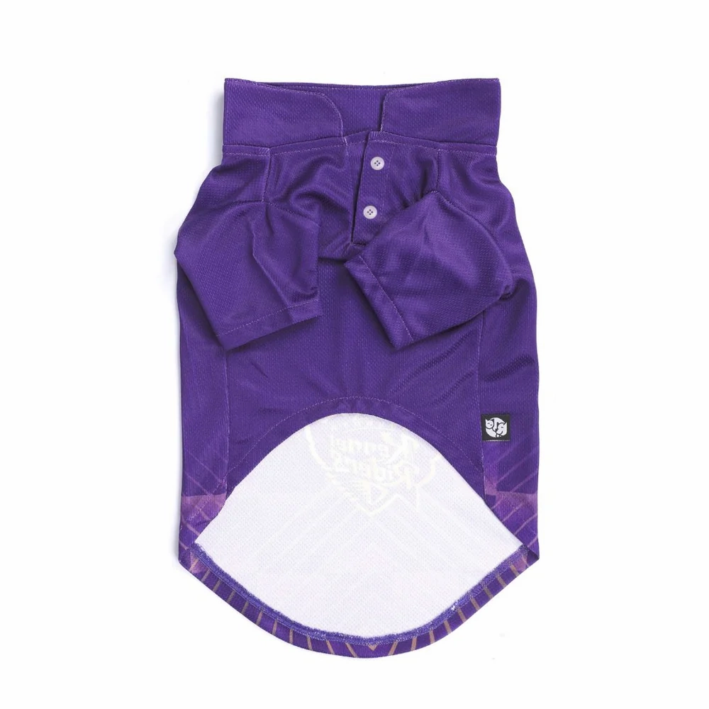 Pets Way Kolkata Kennel Riders IPL Jersey for Dogs and Cats (Purple)