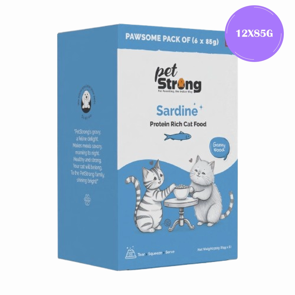 PetStrong Sardine in Gravy Cat Wet Food